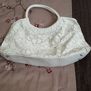Floral Design Laser Cut Bag
